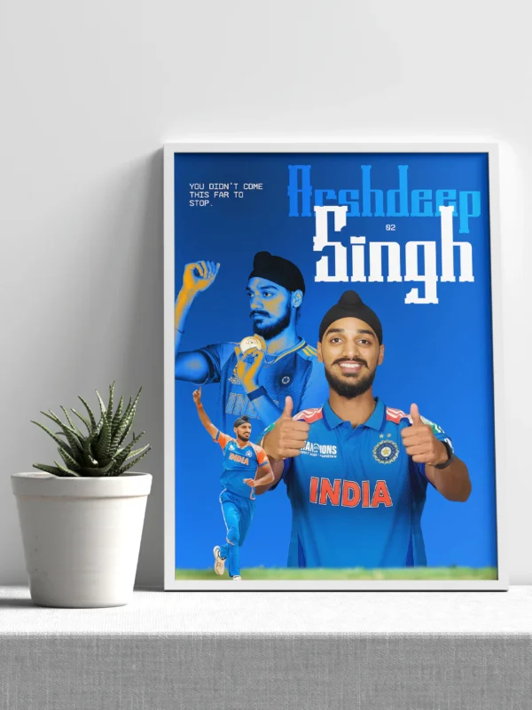 arshdeep singh – team india collection poster