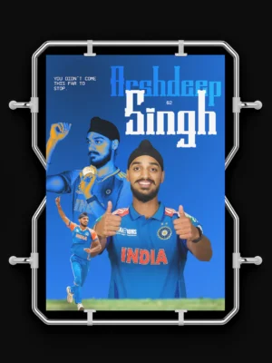arshdeep singh – team india collection poster