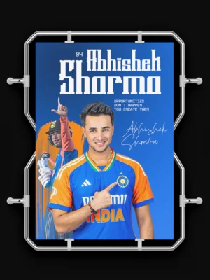 arshdeep singh – team india collection poster