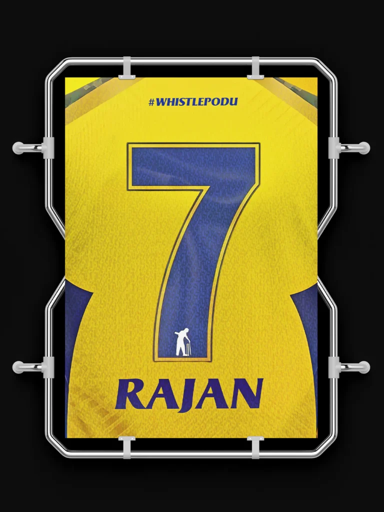 csk-custom-jersey-name-number-poster