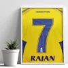 csk – custom jersey name & number poster csk – custom jersey name & number poster