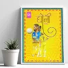 ms dhoni creative desi maximalism poster