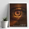 eye opening motivational minimalist quote poster