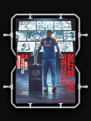 hard hitting pandya power poster