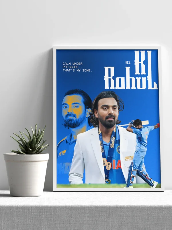 kl rahul team india poster