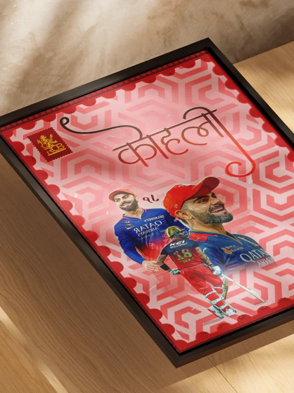 virat kohli creative desi maximalism poster