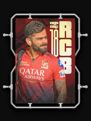 rcb player virat kohli poster