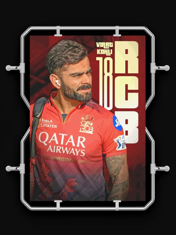 rcb player virat kohli poster