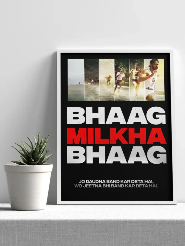 bhaag milkha bhaag movie classic poster
