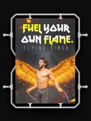 milkha singh – “fuel your own flame” creative poster