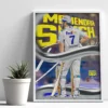 msd stylish metal art poster
