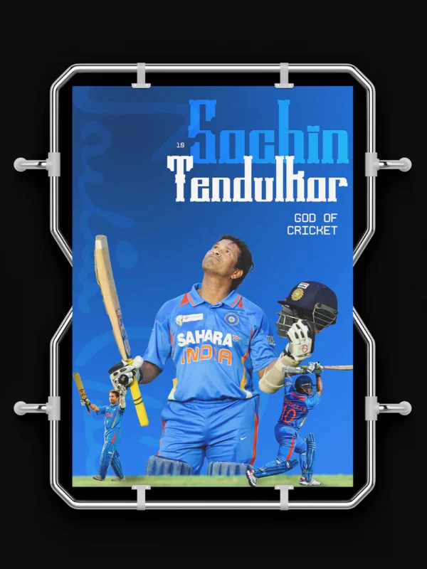 god of cricket sachin tendulkar team india collection poster