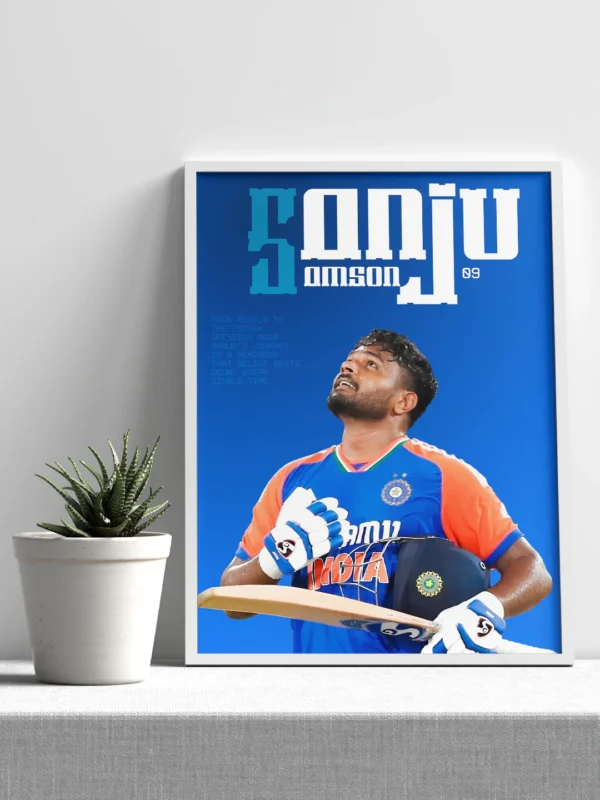 tilak varma indian player collection poster