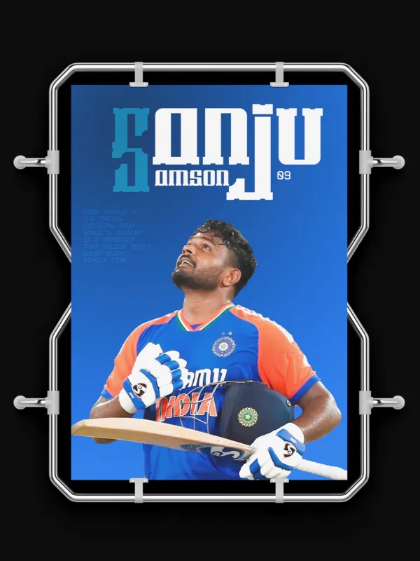 tilak varma indian player collection poster