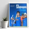 shivam dube – team india collection poster