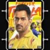 thala forever msd csk poster thala forever msd csk poster