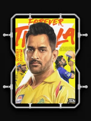 thala forever msd csk poster thala forever msd csk poster