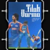 tilak varma indian player collection poster