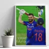 custom virat kohli wall art poster