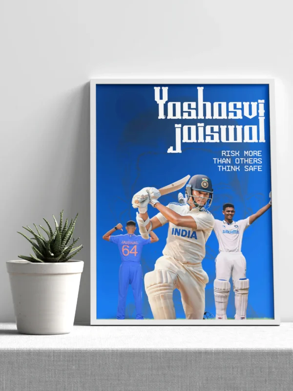 yashasvi jaiswal – rising star poster team india collection