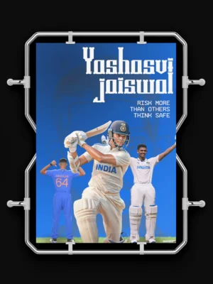 yashasvi jaiswal – rising star poster team india collection yashasvi jaiswal – rising star poster team india collection