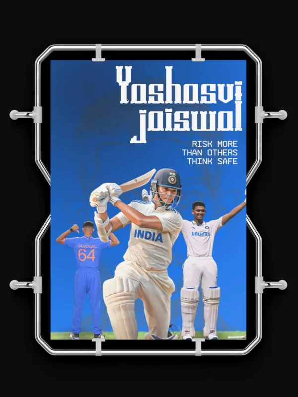 yashasvi jaiswal – rising star poster team india collection