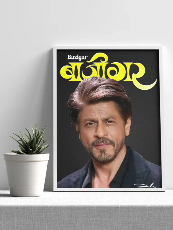 bazighar srk creative clean poster