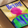 being me custom name & image creative poster being me custom name & image creative poster