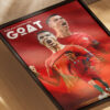 goat ronaldo motivational poster
