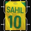 brazil national team custom football poster