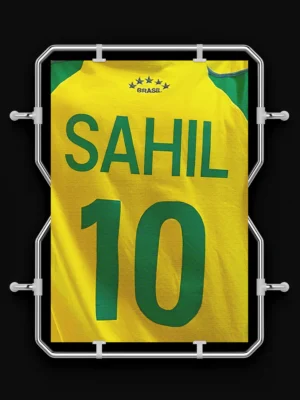 brazil national team custom football poster