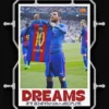 define aura with your name – fcb jersey held by goat messi