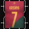 ronaldo customized jersey poster