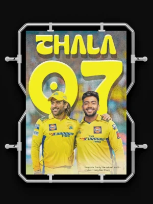 thala 07 – custom image poster ( stand with your idol )