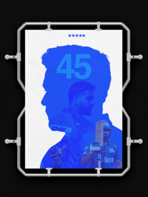 rohit sharma legacy of a 5 time champion poster