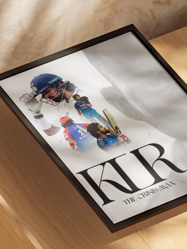 kl rahul the crisis man poster kl rahul the crisis man poster