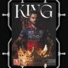 king for a reason virat kohli rcb edition poster