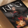 king for a reason virat kohli rcb edition poster