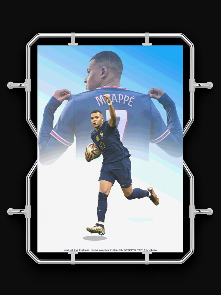 kylian-mbappe-classic-poster-frame
