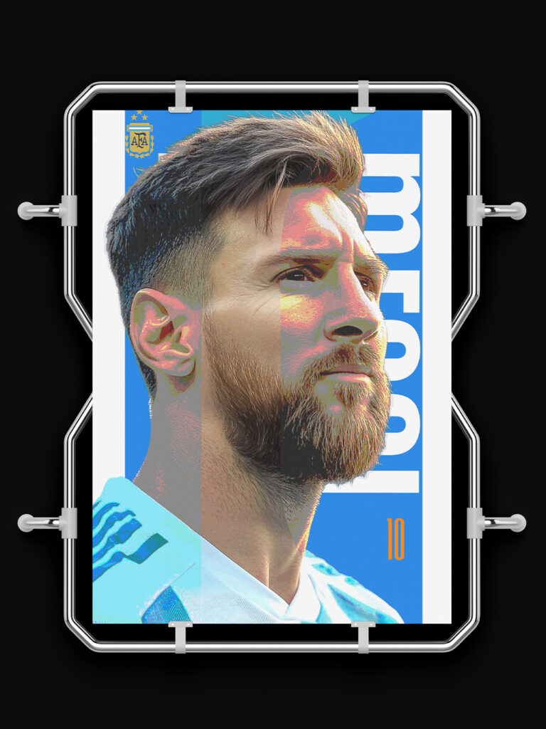 lionel-messi-captain-of-champions-poster