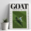 GOAT ON THE FIELD – LIONEL MESSI POSTER FRAME.