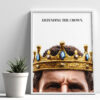 THE KING DEFENDING THE CROWN – MESSI FRAME