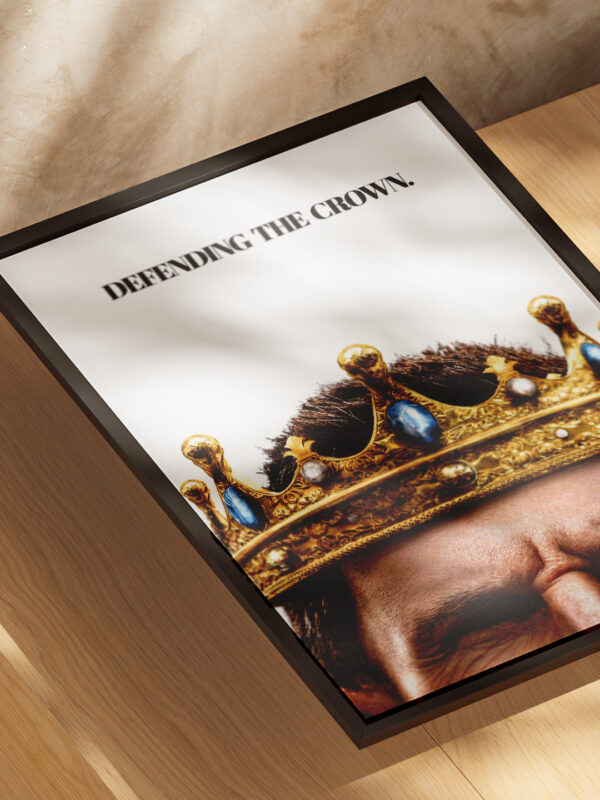 THE KING DEFENDING THE CROWN – MESSI FRAME
