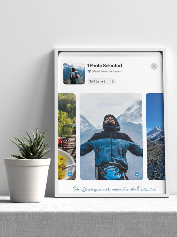 YOUR TRAVEL GALLERY ON WALL – CUSTOM POSTER FRAME