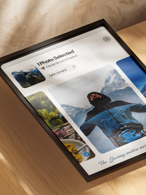 YOUR TRAVEL GALLERY ON WALL – CUSTOM POSTER FRAME