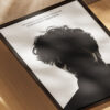 YOUR SILHOUETTE + AURA QUOTE (CLEAN EDITION) CUSTOM POSTER FRAME