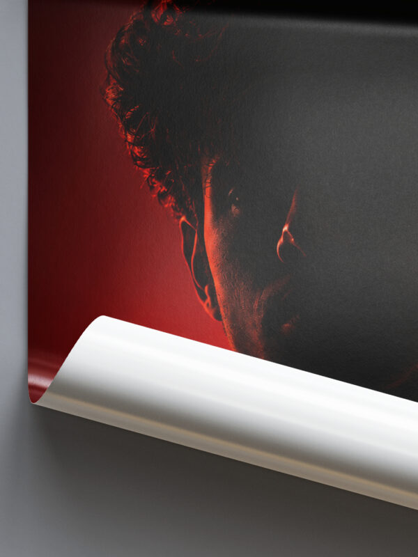 YOUR SILHOUETTE + AURA QUOTE (WARM EDITION) CUSTOM POSTER FRAME