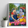 SHREE RADHE KRISHNA YUGAL PREM - POSTER FRAME